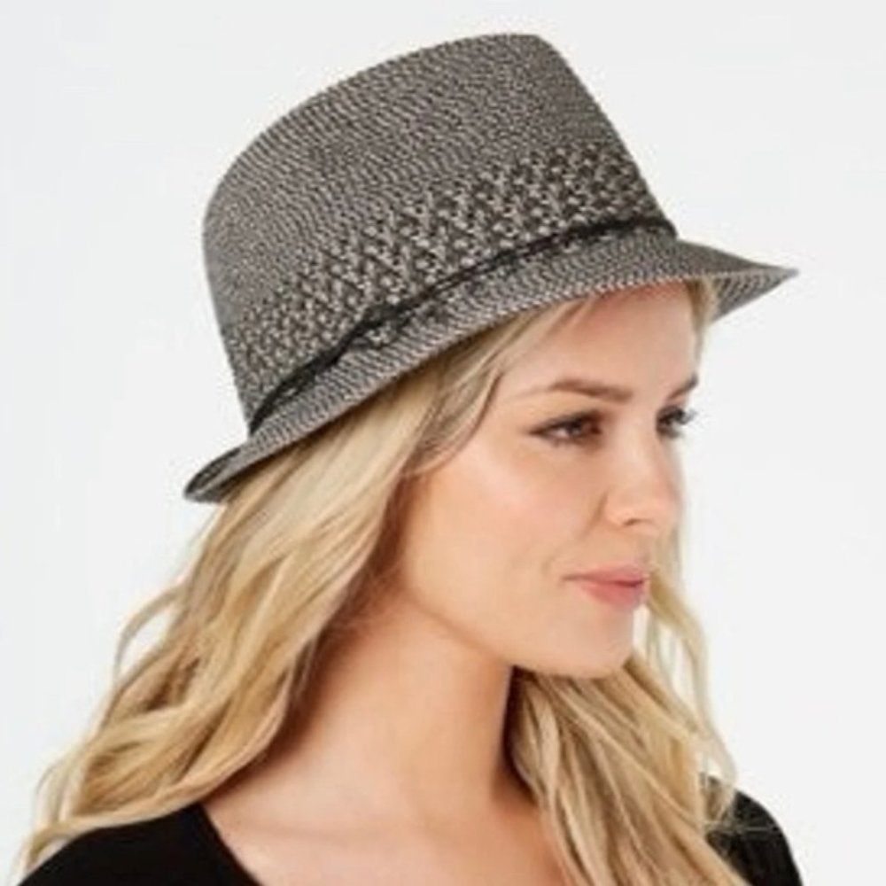 NINE WEST packable adjustable fedora women's hat